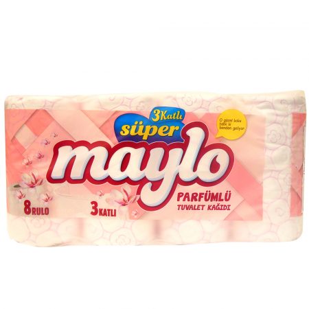 Super Maylo Parfümlü Tuvalet Kağıdı - 8'li Paket