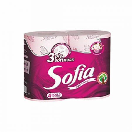 Sofia Çiçek Tazelik Tuvalet Kağıdı - 4 Rulo