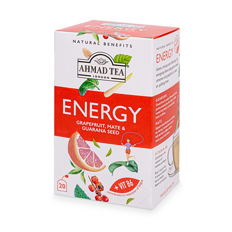 Ahmad Tea Enerji Greyfurt, Mate & amp; Guarana Tohumu 20'li - Image 2