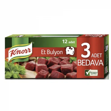 Knorr Et Suyu Bulyon 12 Adet