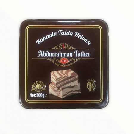 Abdurrahman Tatlici Tahin Helvası Kakaolu Teneke 300 Gr