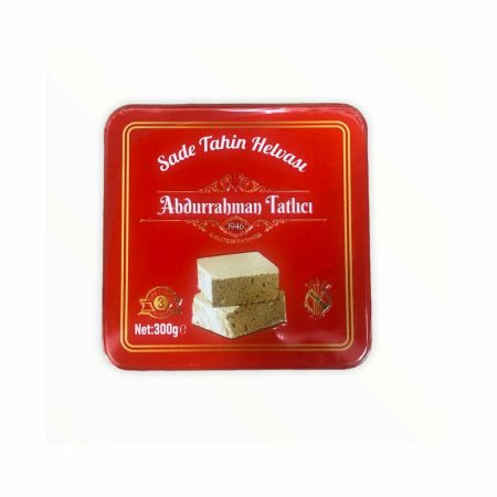 Abdurrahman Tatlici Tahin Helvası Sade Teneke 300 Gr