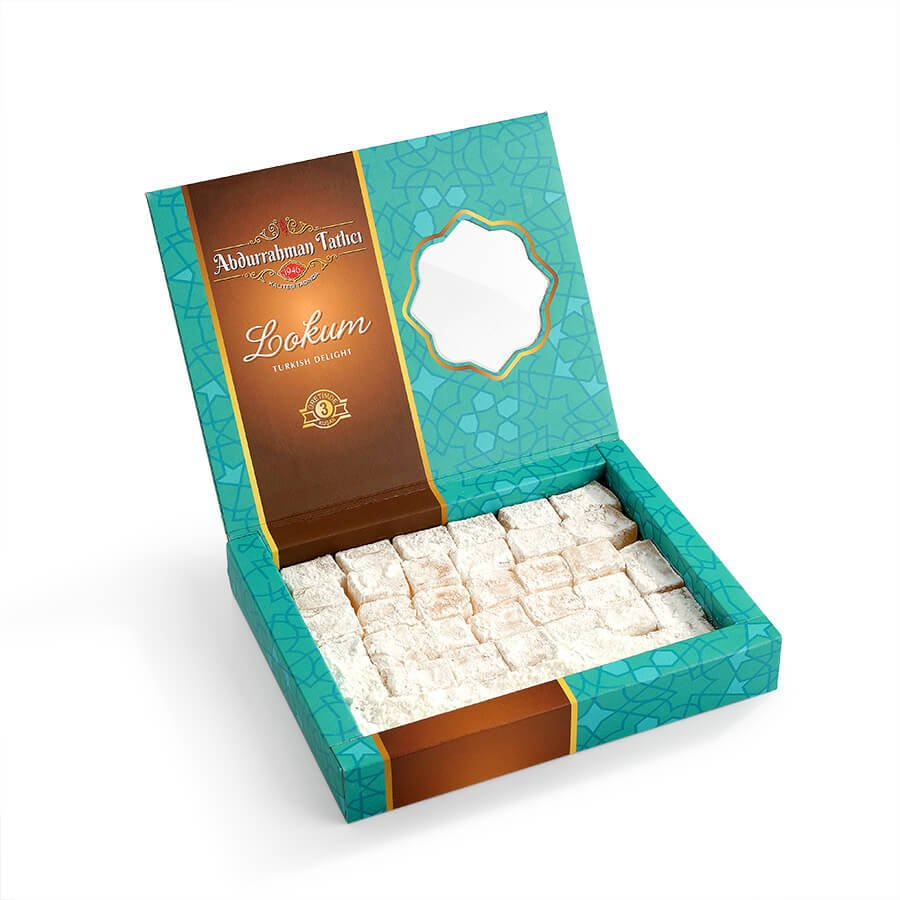 Abdurrahman Tatlici Turkish Delight Plain (Lokum) 600g_630766ba77858.png Abdurrahman Tatlici Turkish Delight Plain (Lokum) 600g - Image 1