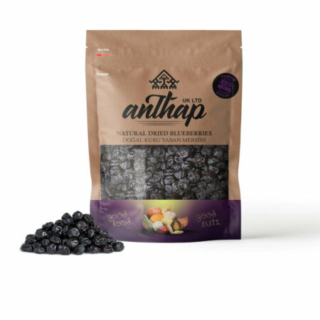 Anthap Natural Dried Blueberries (Kuru Yaban Mersini) No Extra Sugar 150g
