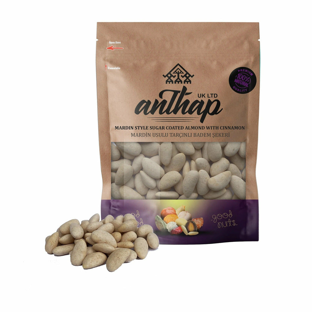 Anthap Sugar Coated Almond with Cinnamon (Badem Sekeri) 300g_630765cba9827.jpeg Anthap Sugar Coated Almond with Cinnamon (Badem Sekeri) 300g - Image 1