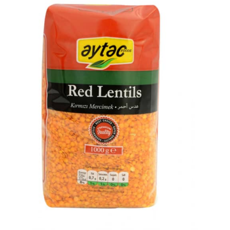 Aytac Red Lentils Split 1 Kg
