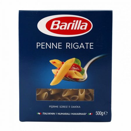 Barilla Pasta Penne Rigate Pasta (Kalem Makarna) 500 Gr