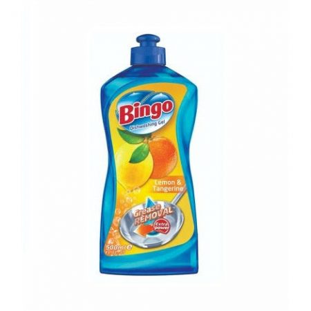 Bingo Dishwashing Liquid (Lemon&Tangerine) 500ml
