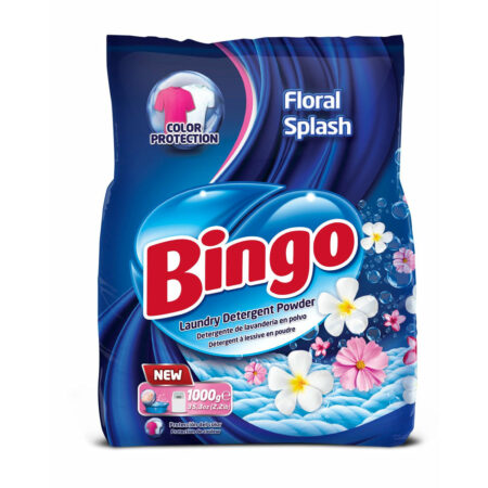 Bingo Laundry Detergent Powder (Floral Splash) 1kg