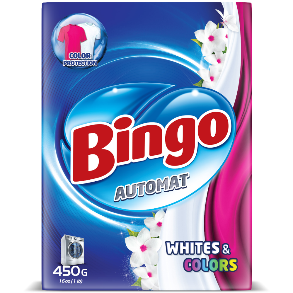 Bingo Matic Whites&Colors Detergent (Box) 450gr_6307670c893a9.png Bingo Matic Whites&Colors Detergent (Box) 450gr - Image 1