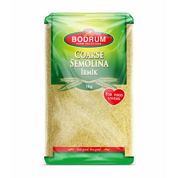Bodrum Coarse Semolina (Irmik) 1 kg_63076812d2b18.jpeg Bodrum Coarse Semolina (Irmik) 1 kg - Image 1