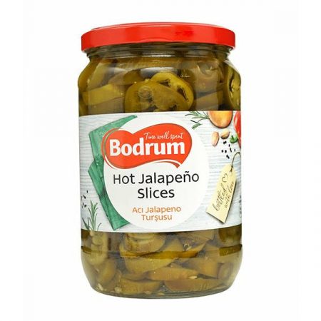 Bodrum Hot Jalepeno Sliced (Aci Jalepeno Tursusu) 680g