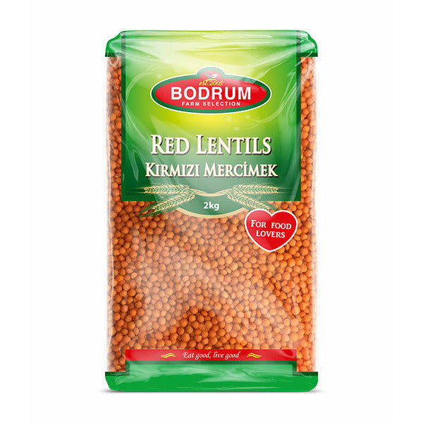 Bodrum Red Lentils Whole (Kirmizi Mercimek) 2 kg_630761cae553e.jpeg Bodrum Red Lentils Whole (Kirmizi Mercimek) 2 kg - Image 1