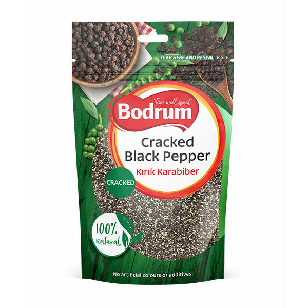 Bodrum Spice Black Pepper Cracked (Kirik Karabiber) 100g_630766f0afad3.jpeg Bodrum Spice Black Pepper Cracked (Kirik Karabiber) 100g - Image 1