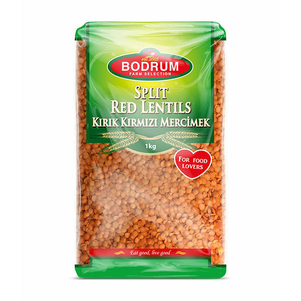 Bodrum Split Red Lentils (Kirik Kirmizi Mercimek) 1kg_630765fe248bd.jpeg Bodrum Split Red Lentils (Kirik Kirmizi Mercimek) 1kg - Image 1