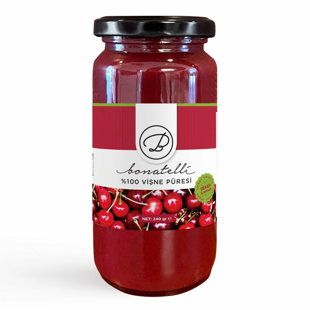 Bonatelli %100 Visne Puresi (Sour Cherry Puree) 240 Gr_630765932fb45.jpeg Bonatelli %100 Visne Puresi (Sour Cherry Puree) 240 Gr - Image 1