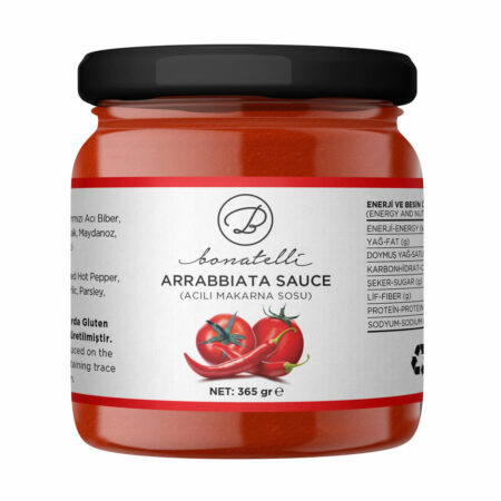 Bonatelli Acili Makarna Sosu (Arabbiata Sauce) 365 Gr