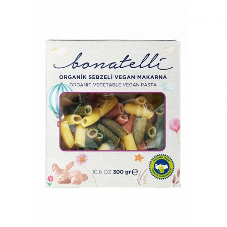 Bonatelli Organik Sebzeli Vegan Makarna (Vegetable Vegan Pasta) 300 Gr