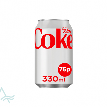 COCOA COLA DIET CAN 330 ML PM 75P
