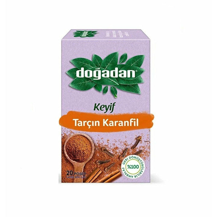Dogadan Cinnamon Tea With Cloves 20 Tea Bags_630762231ee41.jpeg Dogadan Cinnamon Tea With Cloves 20 Tea Bags - Image 1