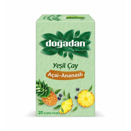 Dogadan Green Tea  with Acai- Pineapple Mixture  20 Tea Bags