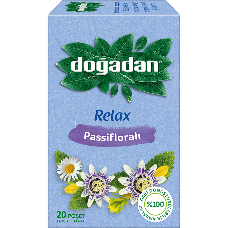Dogadan Relax Passiflorali 20 Tea Bags_630761ab4d98e.png Dogadan Relax Passiflorali 20 Tea Bags - Image 1
