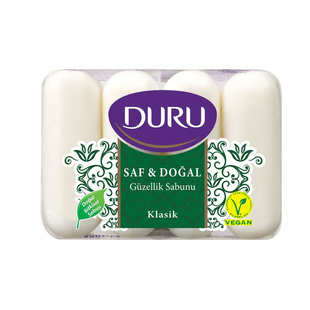 Duru Pure&Natural Hand Soap 4*70 Gr_630761e1d91f5.jpeg Duru Pure&Natural Hand Soap 4*70 Gr - Image 1