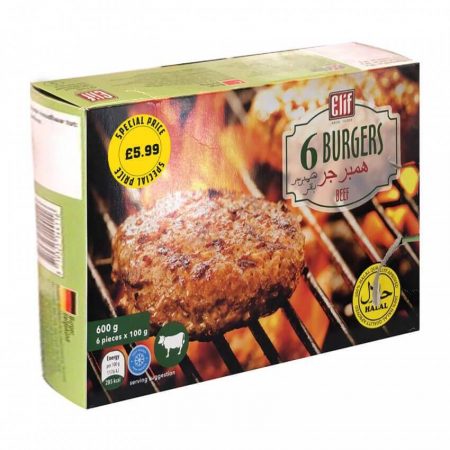 Elif 6 Beef Burger 600 Gr