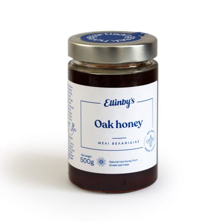 Ellinby's Greek Oak Honey (Natural Raw Honey From Oak Trees) 500g