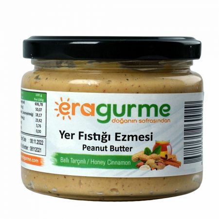 Eragurme Peanut Butter with Honey&Cinnamon  (Ballı Tarcınlı Yer Fıstığı Ezmesi) 280g