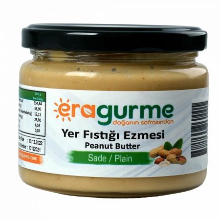 Eragurme Plain Peanut Butter (Sade Yer Fıstığı Ezmesi) 280g