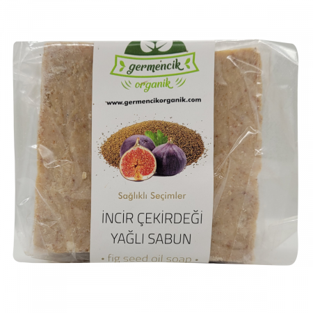 Germencik Organik Handsoap with Fig Seed Oil 150g x 2 (Germencik Organik Incir Cekirdegi Yagli Sabun 150g x 2)