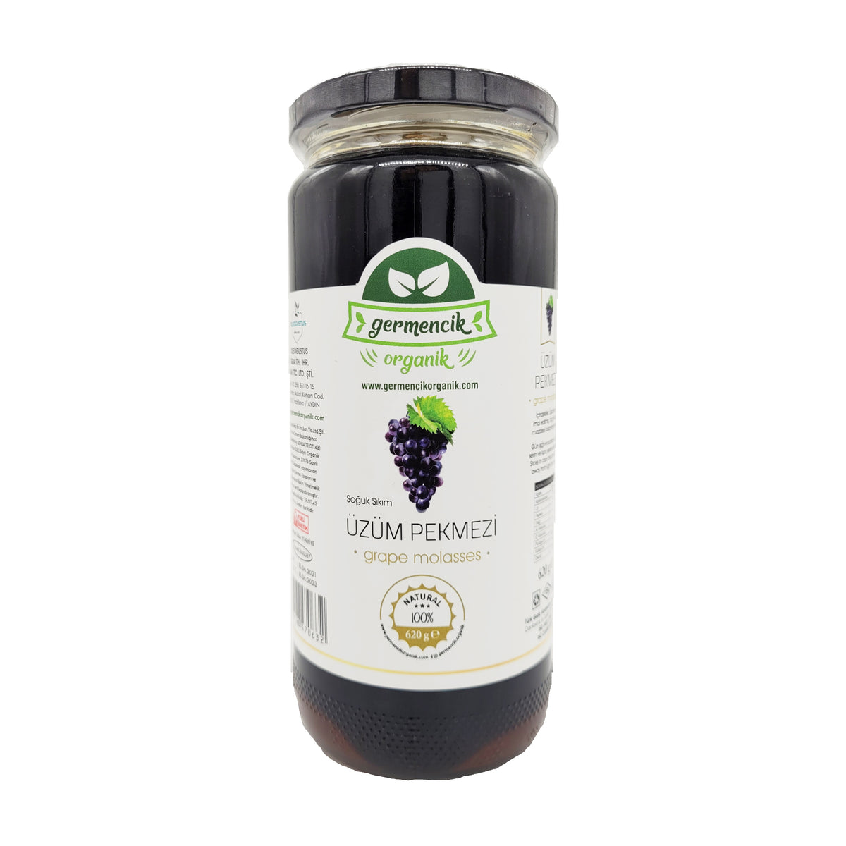 Germencik Organik Uzum Pekmezi (Grape Molasses) 620 G_63076985de7f5.jpeg Germencik Organik Uzum Pekmezi (Grape Molasses) 620 G - Image 1