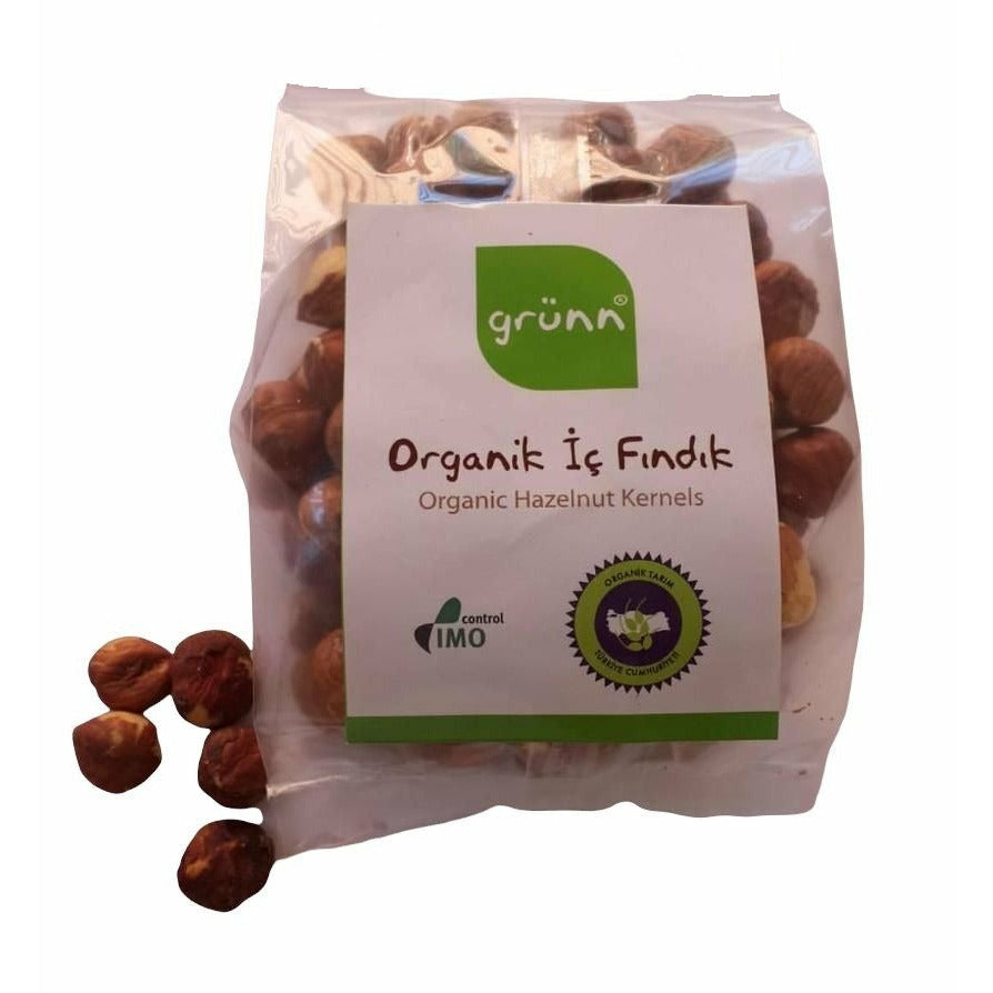 Grunn Organic Hazelnut Kernels (Organik İç Fındık) 150g_63076571ea6a1.jpeg Grunn Organic Hazelnut Kernels (Organik İç Fındık) 150g - Image 1