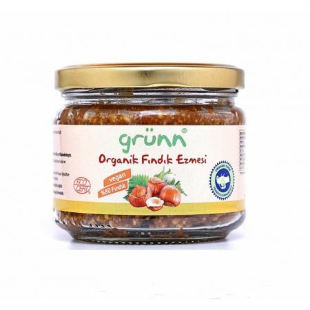 Grunn Organic Hazelnut Paste  (Organik Fındık Ezmesi) 200g