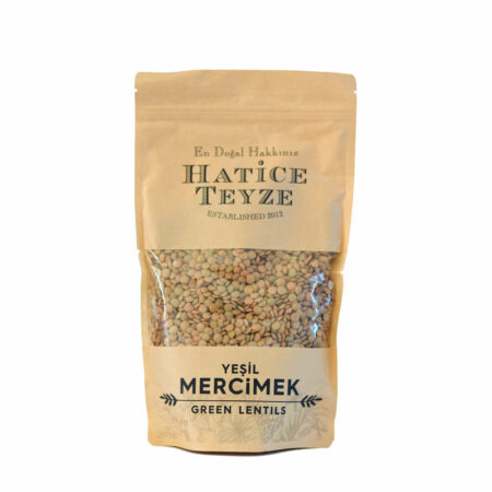 Hatice Teyze Green Lentils (Yesil Mercimek) 500 Gr