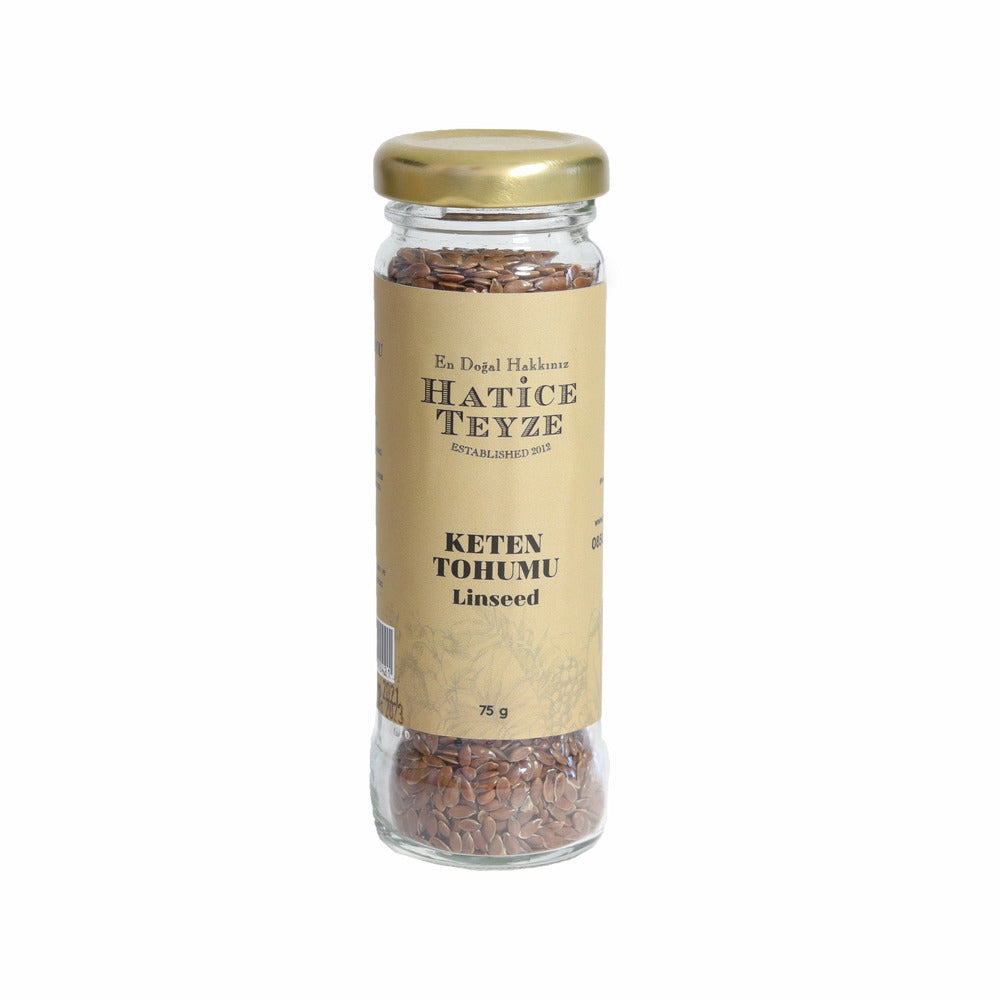 Hatice Teyze Linseed – Flaxseed (Keten Tohumu) 75 Gr_630767bf241fc.jpeg Hatice Teyze Linseed - Flaxseed (Keten Tohumu) 75 Gr - Image 1