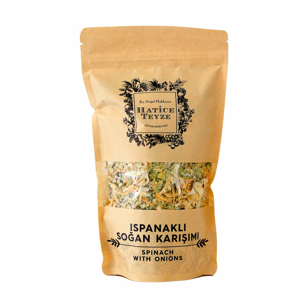 Hatice Teyze Spinach With Onions (Ispanakli Sogan Karisimi) 100g_630765b417ff0.jpeg Hatice Teyze Spinach With Onions (Ispanakli Sogan Karisimi) 100g - Image 1
