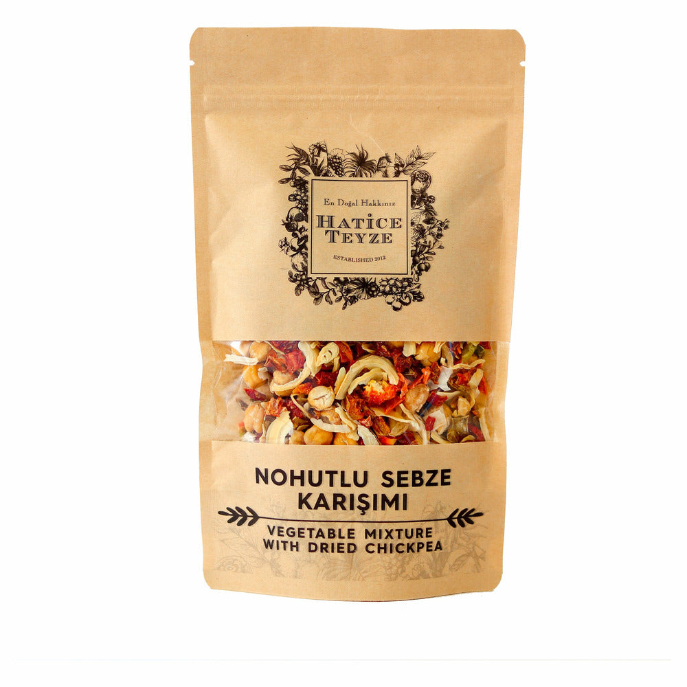 Hatice Teyze Vegetable Mixture with Dried Chickpeas (Nohutlu Sebze Karisimi) 100 g_630768c5d8c30.jpeg Hatice Teyze Vegetable Mixture with Dried Chickpeas (Nohutlu Sebze Karisimi) 100 g - Image 1