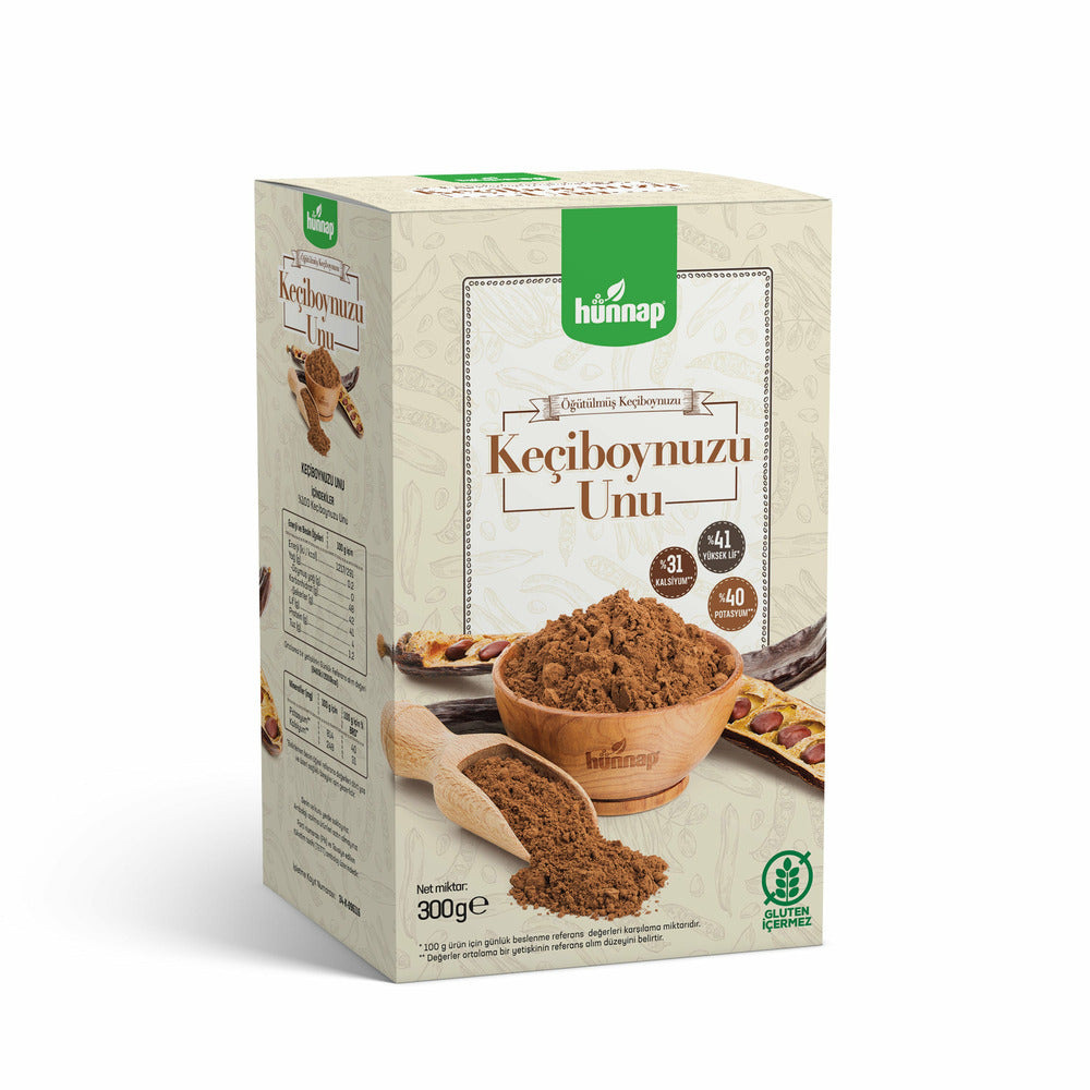 Hünnap Keciboynuzu Unu (Carob Powder) 300 g_63076a6a9be9f.jpeg Hünnap Keciboynuzu Unu (Carob Powder) 300 g - Image 1