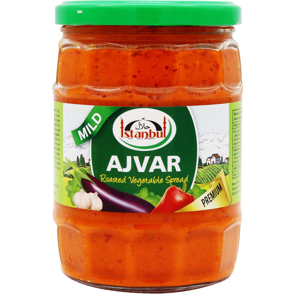 Istanbul Ajvar Premium Roasted Vegetable Spread Mild 535 Gr_63075c6392928.png Istanbul Ajvar Premium Roasted Vegetable Spread Mild 535 Gr - Image 1