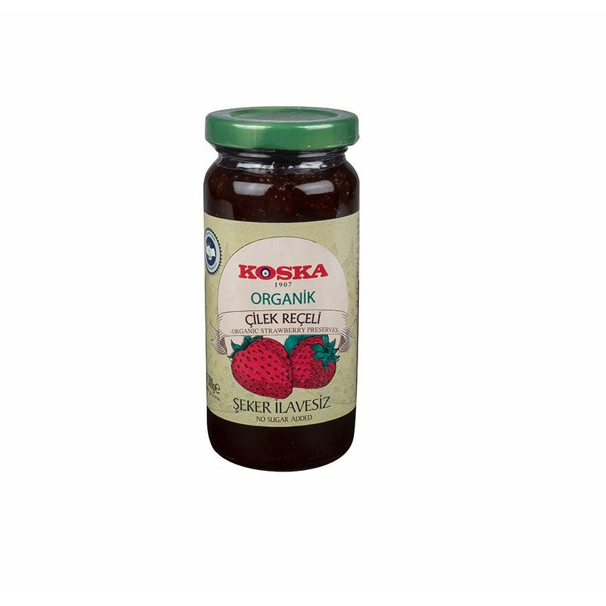 Koska Organic Strawberry Jam (Cilek Receli) 300g_6307667cb44a8.jpeg Koska Organic Strawberry Jam (Cilek Receli) 300g - Image 1