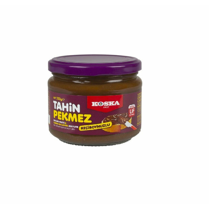 Koska Tahini&Grape with Carob Molasses (Keciboynuzlu Tahin Pekmez) 350g_63075e890bff0.jpeg Koska Tahini&Grape with Carob Molasses (Keciboynuzlu Tahin Pekmez) 350g - Image 1
