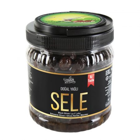 Köy Sefası Lüks Siyah Sele Zeytin Pet 700 Gr