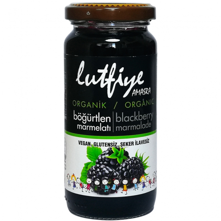Lütfiye Amasra Organic Blackberry Marmalade (Organik Böğürtlen Marmelatı) 280g