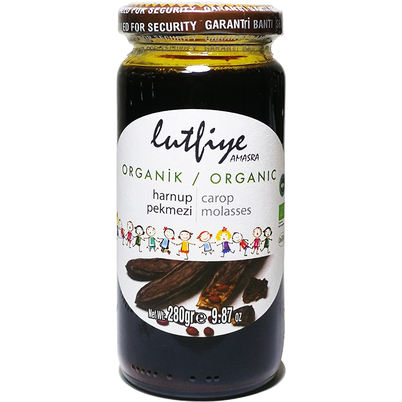 Lütfiye Amasra Organic Carob Molasses (Organik Harnup Pekmezi) 280g_6307657d1e861.png Lütfiye Amasra Organic Carob Molasses (Organik Harnup Pekmezi) 280g - Image 1