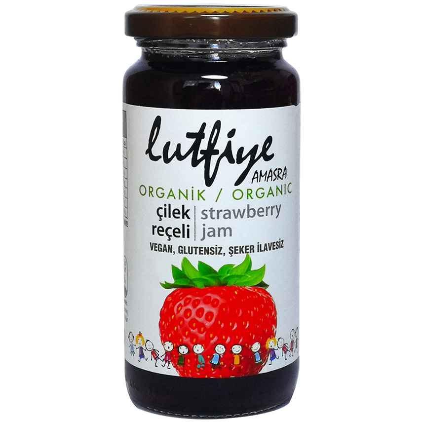 Lütfiye Amasra Organic Strawberry Jam (Organik Çilek Reçeli) 280g_63075edcc72ec.png Lütfiye Amasra Organic Strawberry Jam (Organik Çilek Reçeli) 280g - Image 1