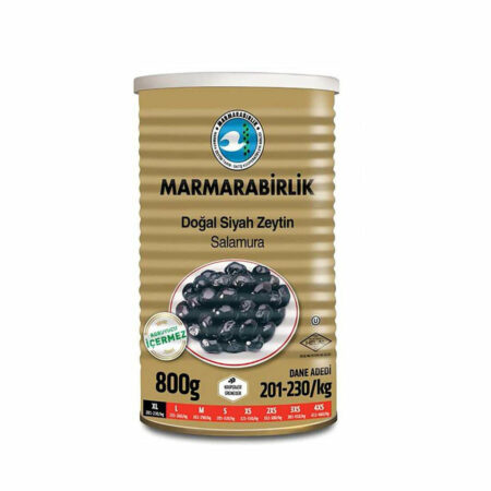Marmarabirlik Black Olives Salamura XL (Tin) 800g