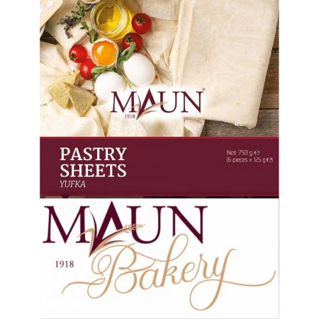 Maun Pastry Sheets ( Yufka) 6 Pcs 750 g