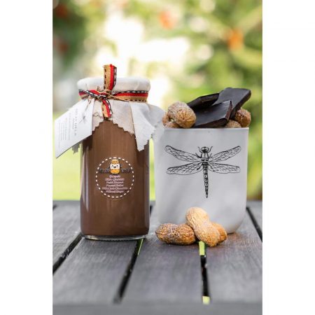 No 35 Urla  Bitter Cikolatali Fistik Ezmesi Ev Yapimi Doğal Seker Ilavesiz (Peanut Butter With Bitter Chocolate Homemade Natural No Additives) 330 Gr